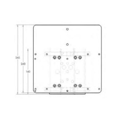 Raytec Adaptor plate to allow the Reference: PBC-PSU-ADAP