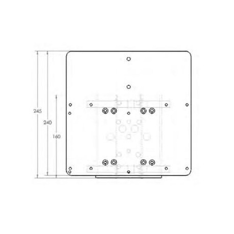 Raytec Adaptor plate to allow the Reference: PBC-PSU-ADAP