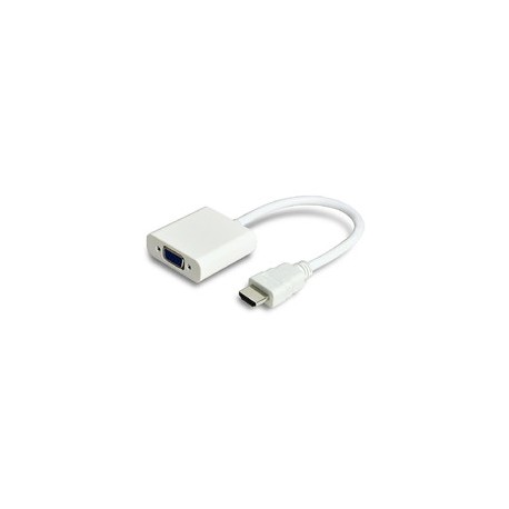 MicroConnect Adapter HDMI - VGA M/F, White Ref: HDMVGA1