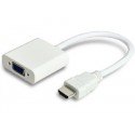 MicroConnect Adapter HDMI - VGA M/F, White Ref: HDMVGA1