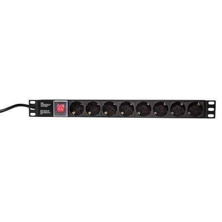 LogiLink 19 PDU 8 x CEE 7/3 socket, Référence: PDU8C01