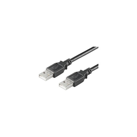 MicroConnect USB2.0 A-A 0,1m M-M, Black Ref: USBAA01B