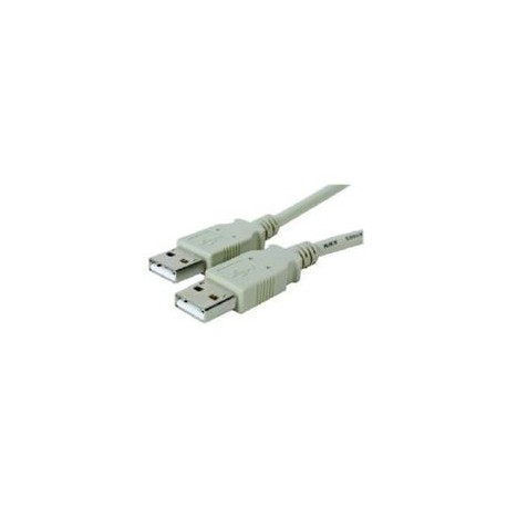 MicroConnect USB2.0 A-A 3m M-M, Grey Ref: USBAA3