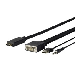 Vivolink PRO VGA + AUDIO TO HDMI Référence: PROVGAHDMI1