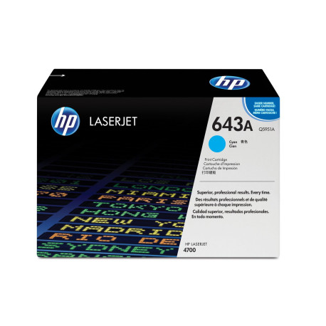 HP Toner Cyan Color 4700 Référence: Q5951A