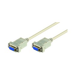 MicroConnect DB9-DB9 3m F/F Null modem Ref: SCSENN3N
