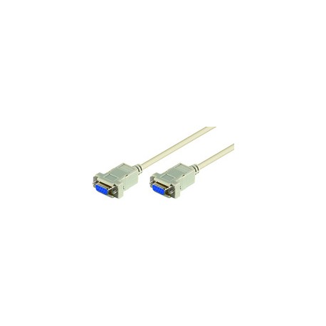 MicroConnect DB9-DB9 3m F/F Null modem Ref: SCSENN3N