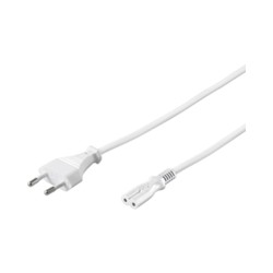 MicroConnect Power Cord Notebook 5m White Ref: PE030750W