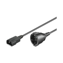 MicroConnect Power Cord C14 -Schuko M-F Ref: PE130100