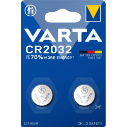 Varta 1x2 electronic CR 2032 Référence: 6032101402