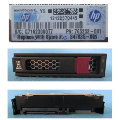 HP DRV HDD 4TB 12G 7.2K 3.5 SAS Référence: 847035-001