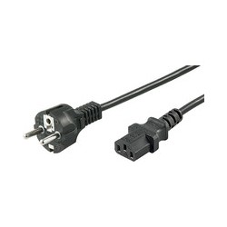 MicroConnect Power Cord CEE 7/7 - C13 3m Ref: PE020430