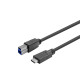 Vivolink USB-C male - B male Cable Référence: W126793354