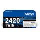 Brother TN2420 TWIN TONER FOR ELL Référence: W128270331