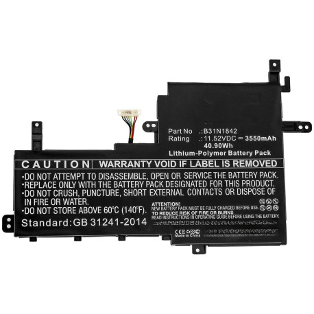 CoreParts Laptop Battery for Asus Reference: W126385567