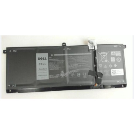 Dell Battery, 53WHR, 4 Cell, Reference: W125708328