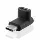 MicroConnect USB-C to C Adapter angled 90° Reference: W127010090