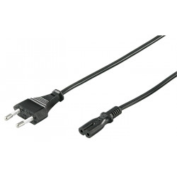 MicroConnect Power Cord Notebook 5m Black Reference: PE030750