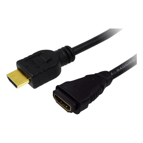 LogiLink HDMI cable, A/M to A/F, 4K/30 Référence: CH0056
