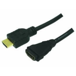 LogiLink HDMI cable, A/M to A/F, 4K/30 Référence: CH0058