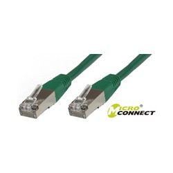 MicroConnect S/FTP CAT6 1m Green LSZH Ref: SSTP601G