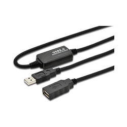 MicroConnect Active USB 2.0 cable, A-A M-F Reference: USB2.0AAF05A