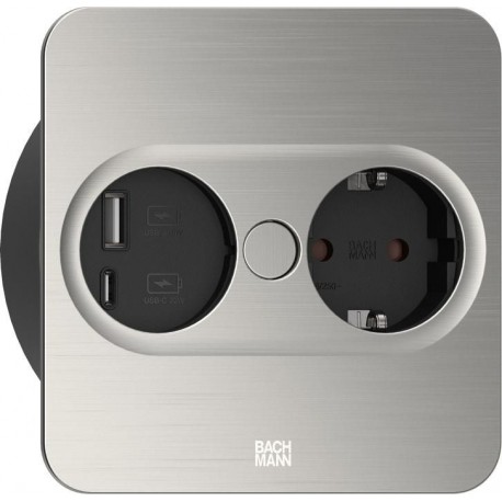 Bachmann TWIST 2 1xCEE7/3 1xUSB A/C 22W Reference: W128494499