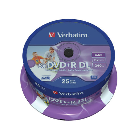 Verbatim DVD+R Double Layer 8X 8.5GB Reference: 43667