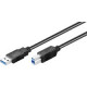 MicroConnect USB3.0 A-B 0.5m M-M Reference: USB3.0AB05B
