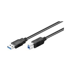 MicroConnect USB3.0 A-B 0.5m M-M Reference: USB3.0AB05B