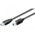 MicroConnect USB3.0 A-B 0.5m M-M Reference: USB3.0AB05B