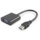 MicroConnect USB 3.0-VGA M/F Black Reference: USB3.0VGA