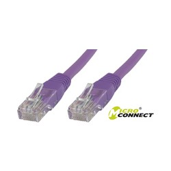 MicroConnect U/UTP CAT6 0.20M Purple LSZH Ref: UTP6002P