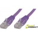 MicroConnect U/UTP CAT6 0.20M Purple LSZH Ref: UTP6002P