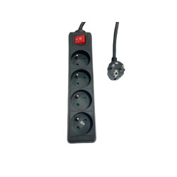 MicroConnect 4-way Power Strip on/off Référence: W128951143