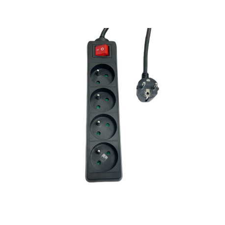 MicroConnect 4-way Power Strip on/off Référence: W128951143