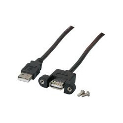 MicroConnect USB2.0 Extension A-A M-F 1,8m Reference: USBAAF1PANEL2