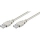 MicroConnect USB2.0 A-A 2m M-M, Grey Ref: USBAA2