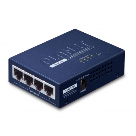 Planet 4-Port 802.3at 30W High Power Référence: HPOE-460