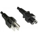 MicroConnect Power Cord US Type B - C5 3m Ref: PE110830