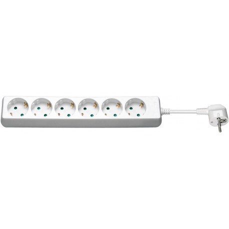 MicroConnect 6-way Schuko power Socket 1.5m Reference: GRU00615W