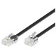 MicroConnect RJ11-RJ45 1M M/M Black Référence: MPK451S