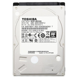 Toshiba 500GB 9.5MM SATA300 5.4K AF Référence: MQ01ABD050V