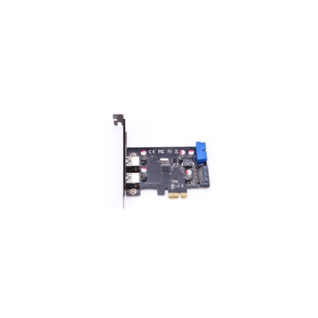 MicroConnect 4 port USB 3.0 PCIe card Ref: MC-USB3.0-F2B2-V2