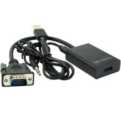 MicroConnect VGA + Audio to HDMI converter Référence: MONGGHDMI