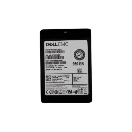 Dell SM883 960GB 6G 2.5INCH MU Référence: W127119621 