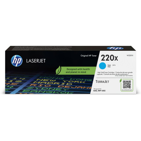 HP 220X Cyan Original Laserjet Reference: W128432460