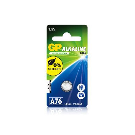 GP ALKALINE BUTTON CELL LR44 Référence: A76 1-P 76A