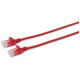 MicroConnect U/UTP CAT6 1M Red Slim, Référence: W125626475