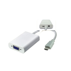MicroConnect Adapter HDMI - VGA M/F, White Référence: HDMVGA2